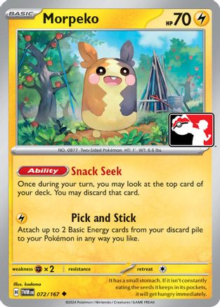 Morpeko (072/167) - 072-167 [Prize Pack Series Six]-1