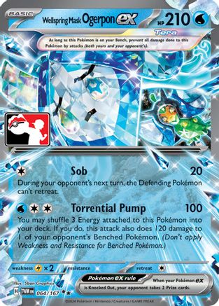 Wellspring Mask Ogerpon ex (064/167) [Prize Pack Series Six]-1