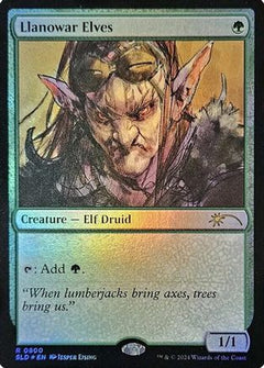 Llanowar Elves (0800) (Rainbow Foil) [Secret Lair Drop Series]-1