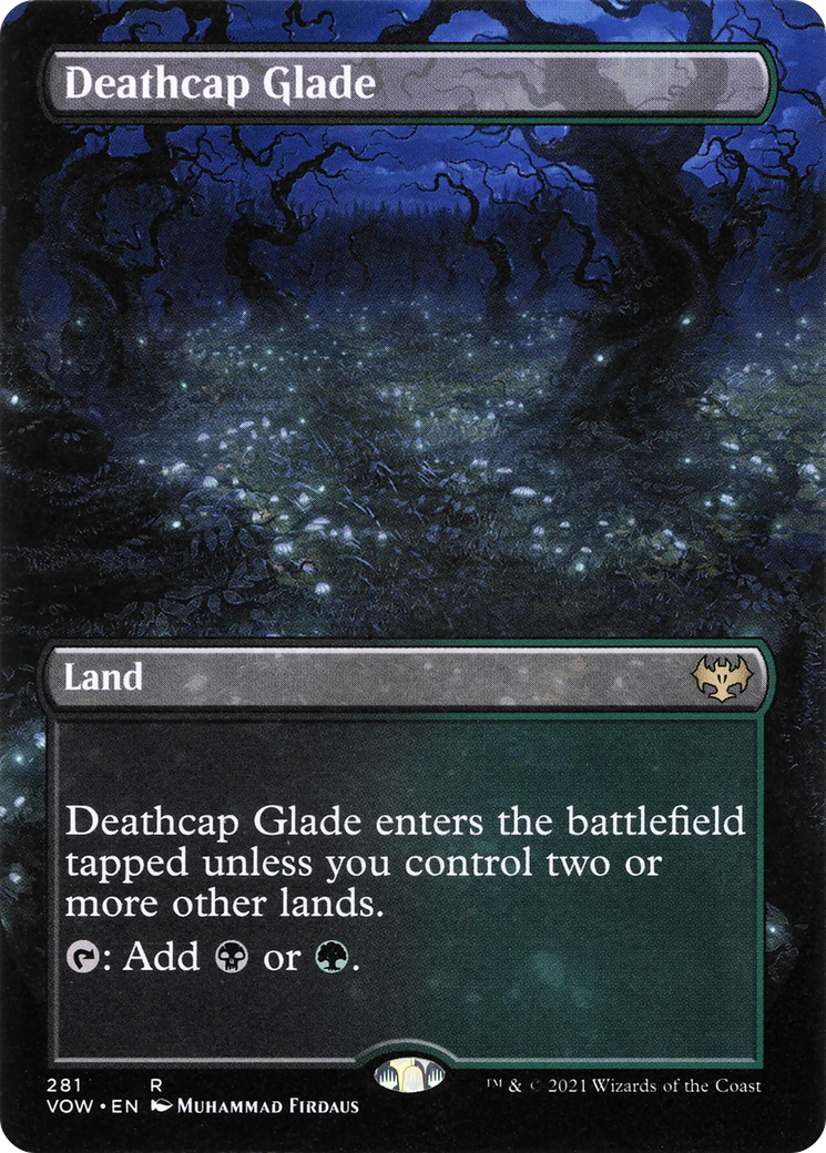 Deathcap Glade (Borderless Alternate Art) [Innistrad: Crimson Vow]-1