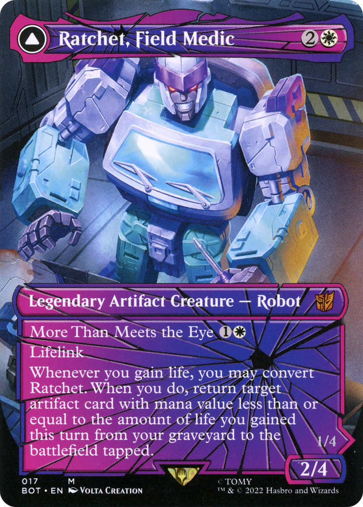 Ratchet, Field Medic // Ratchet, Rescue Racer (Shattered Glass) [Transformers]-5