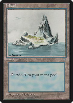 Island (Bird in Top Left / Signature on Left) [Ice Age]-1