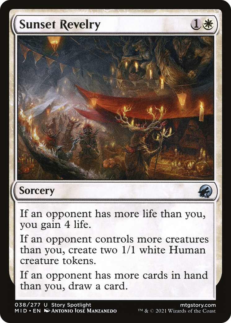 Sunset Revelry [Innistrad: Midnight Hunt]-1