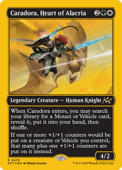 Caradora, Heart of Alacria (First-Place Foil) [Aetherdrift]-1