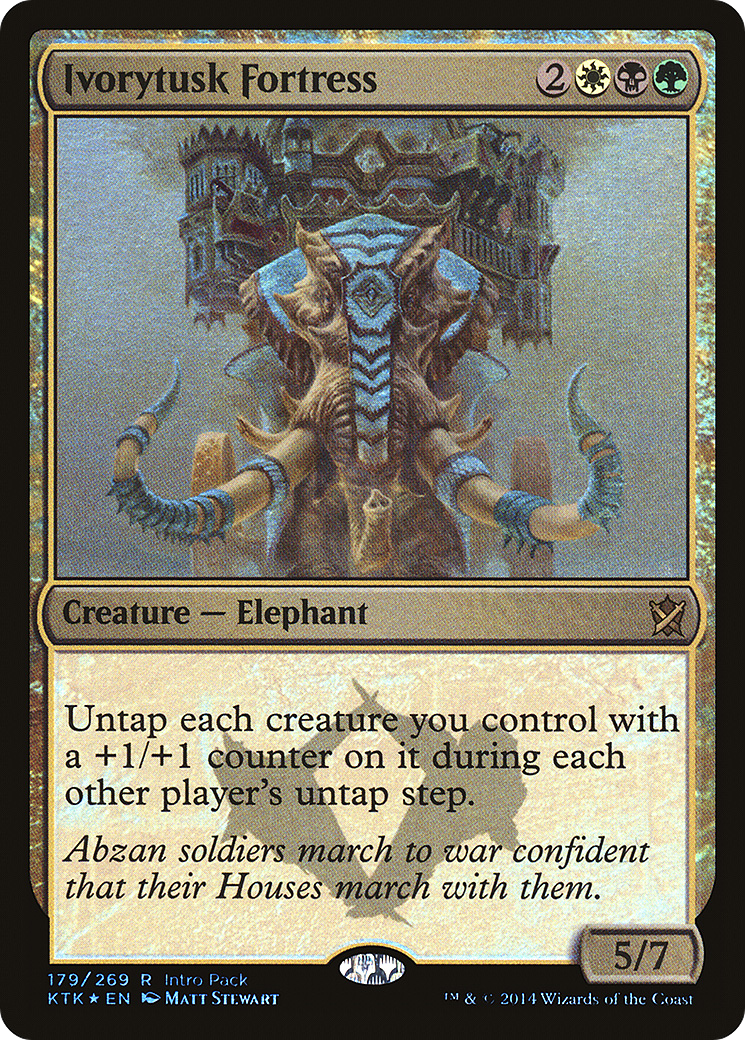 Ivorytusk Fortress (Intro Pack) [Khans of Tarkir Promos]-1