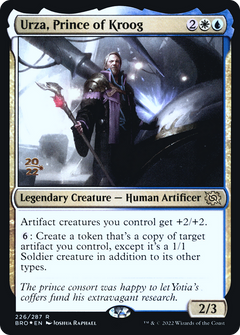Urza, Prince of Kroog (PRE-226) - The Brothers' War Promos Foil-1