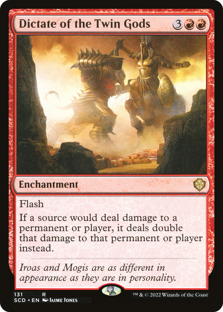 Dictate of the Twin Gods [Starter Commander Decks]-1