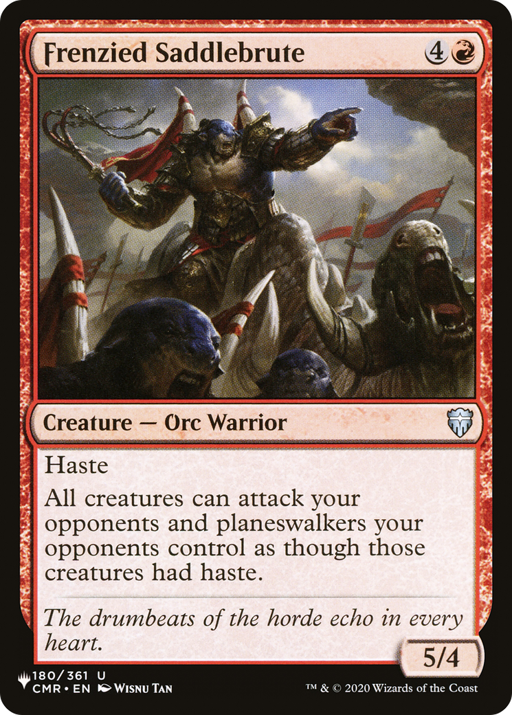 Frenzied Saddlebrute [The List]-1