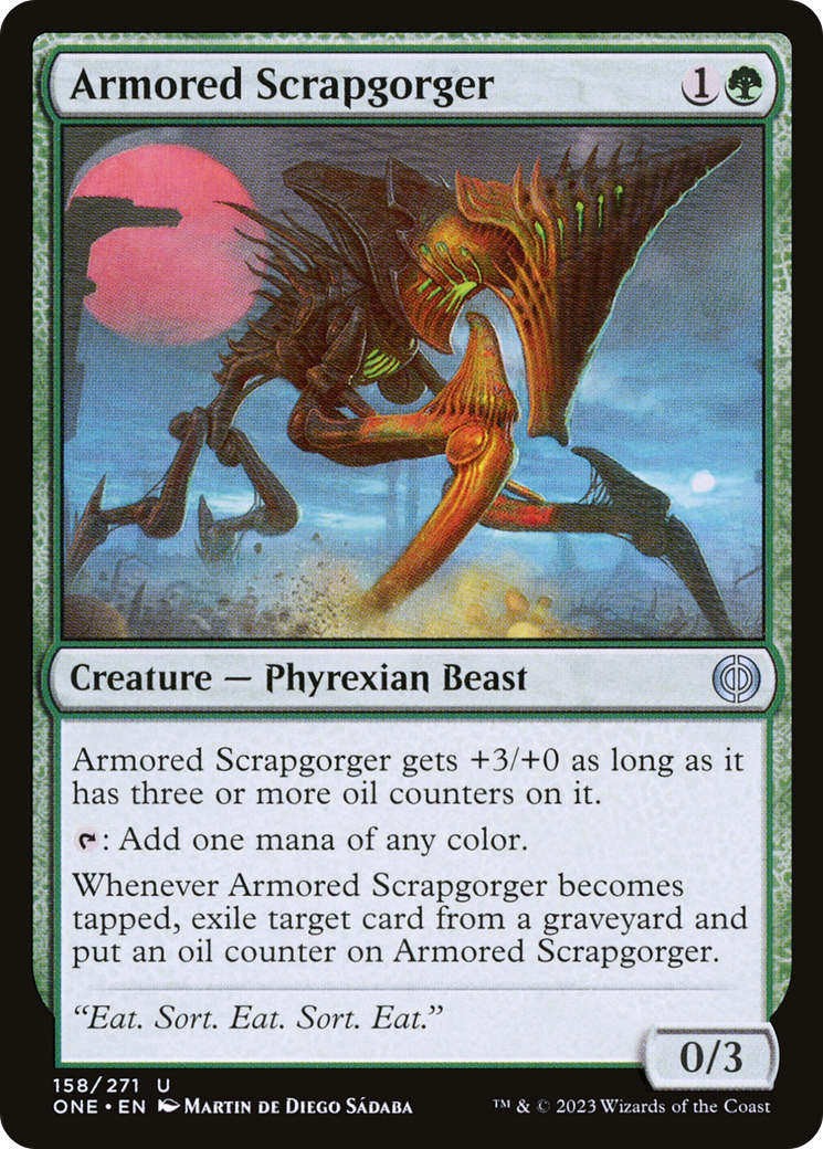 Armored Scrapgorger [Phyrexia: All Will Be One]-1
