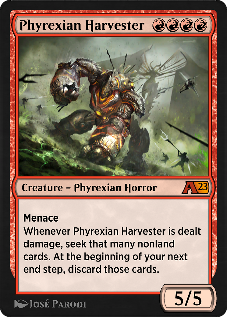 Phyrexian Harvester (YONE-013) - Alchemy: Phyrexia-1