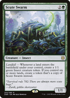 Scute Swarm [Zendikar Rising]-1