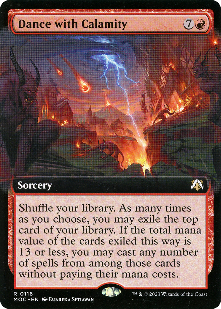 Dance with Calamity (Extended Art) [March of the Machine Commander]-1
