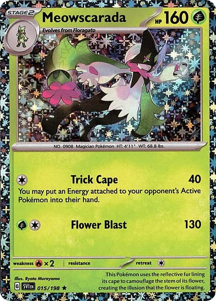 Meowscarada (015/198) (Sparkle Holo) [Miscellaneous Cards]-1