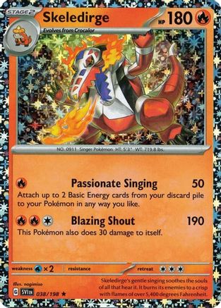Skeledirge 038/198  - Holofoil Miscellaneous Cards & Products - Rare-1