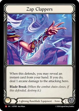 Zap Clappers [AST005] (Armory Deck: Aurora)  Rainbow Foil-1