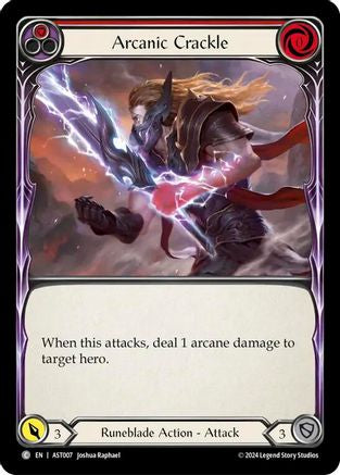 Arcanic Crackle (Red) [AST007] (Armory Deck: Aurora)-1