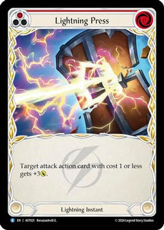 Lightning Press (Red) [AST021] (Armory Deck: Aurora)-1