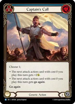 Captain's Call (Blue) [AST026] (Armory Deck: Aurora)-1
