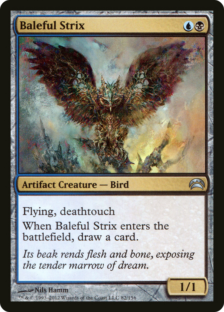 Baleful Strix (PC2-082) - Planechase 2012 Foil-1