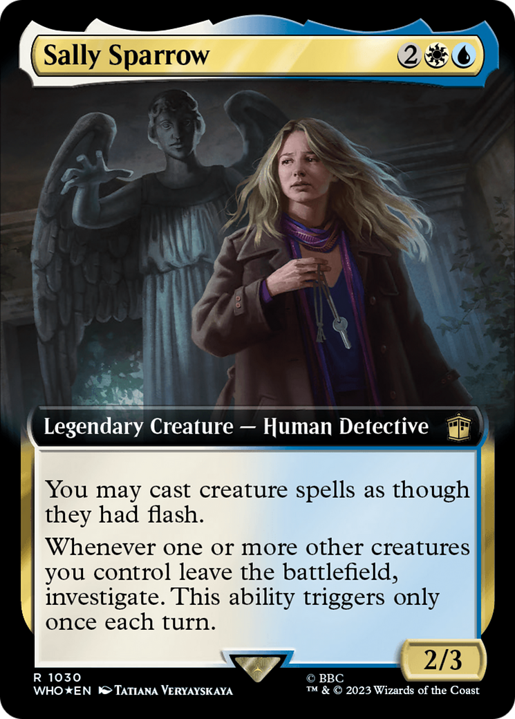 Sally Sparrow (Extended Art) (Surge Foil) [Doctor Who]-1