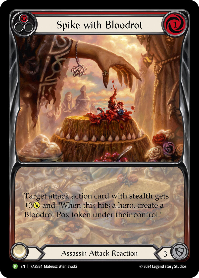 Spike with Bloodrot [FAB324] (Promo)  Rainbow Foil-1