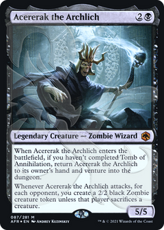 Acererak the Archlich (Ampersand Promo) [Dungeons & Dragons: Adventures in the Forgotten Realms Promos]-1