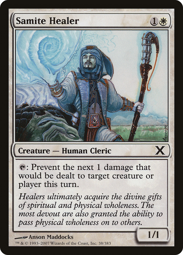 Samite Healer [Tenth Edition]-1