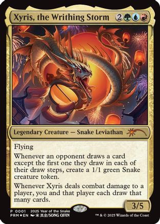 Xyris, the Writhing Storm (Year of the Snake 2025) (SSP-001) - Standard Showdown Promos Foil-1