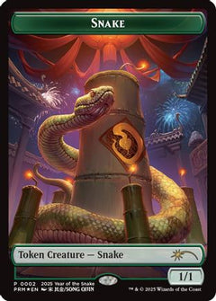 Snake Token (Year of the Snake 2025) [Standard Showdown Promos]-1