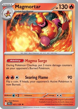 Magmortar (021/159) [Scarlet & Violet: Journey Together]-1