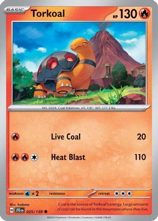Torkoal (025/159) [Scarlet & Violet: Journey Together]-1