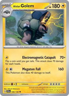 Alolan Golem (046/159) [Scarlet & Violet: Journey Together]-1