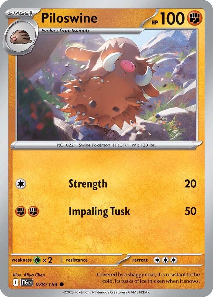 Piloswine (078/159) [Scarlet & Violet: Journey Together]-1
