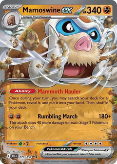 Mamoswine ex (079/159) [Scarlet & Violet: Journey Together]-1