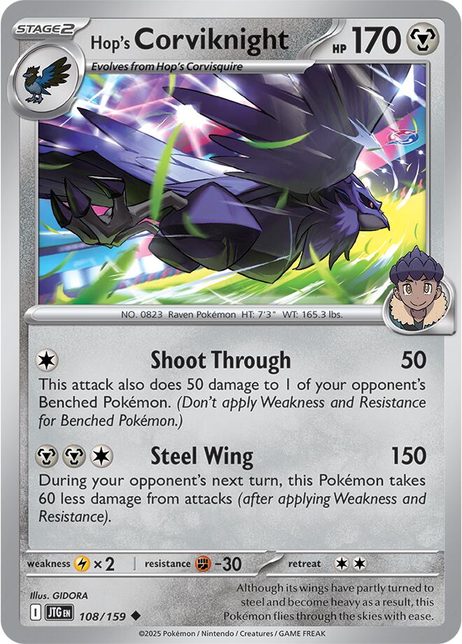Hop's Corviknight (108/159) [Scarlet & Violet: Journey Together]-1
