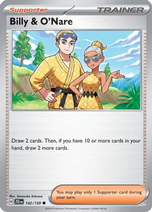 Billy & O'Nare (142/159) [Scarlet & Violet: Journey Together]-1