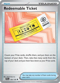 Redeemable Ticket (156/159) [Scarlet & Violet: Journey Together]-1