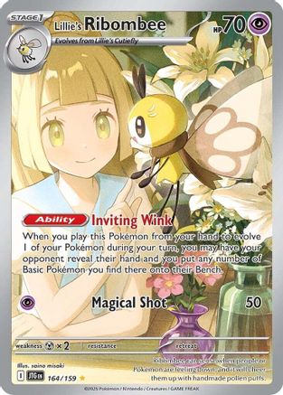Lillie's Ribombee (164/159) [Scarlet & Violet: Journey Together]-1