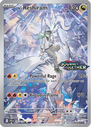 N's Reshiram (167/159) (Journey Together Stamp) [Scarlet & Violet: Journey Together]-1