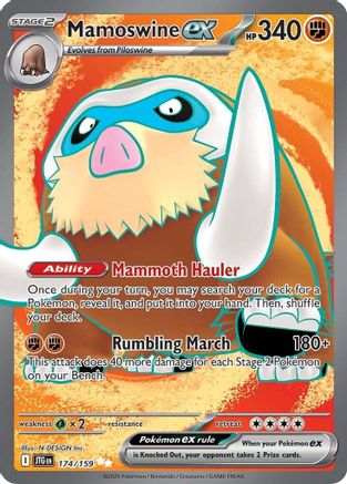 Mamoswine ex (174/159) [Scarlet & Violet: Journey Together]-1