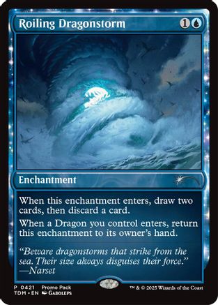 Roiling Dragonstorm (Promo Pack) [Tarkir: Dragonstorm Promos]-1