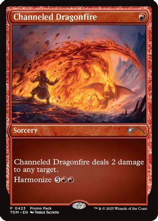 Channeled Dragonfire (Promo Pack) [Tarkir: Dragonstorm Promos]-1