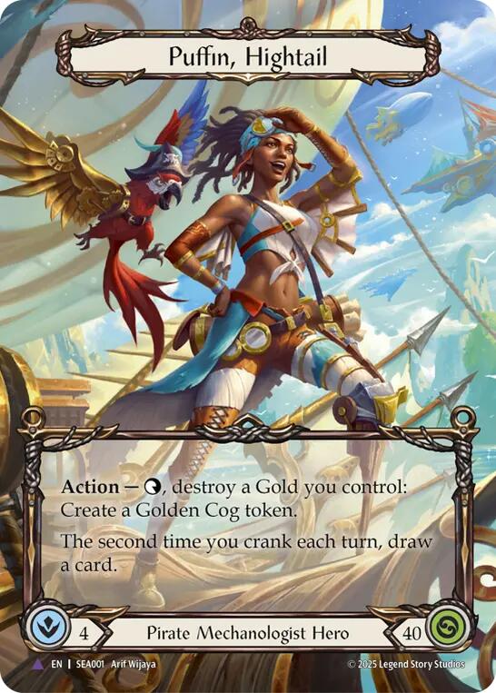 Puffin, Hightail (Marvel) [SEA001] (High Seas)  Cold Foil-2