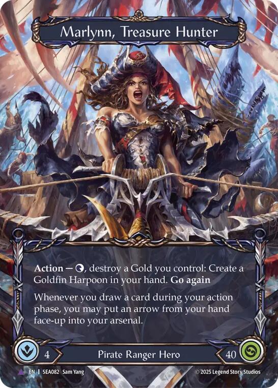 Marlynn, Treasure Hunter (Marvel) [SEA082] (High Seas)  Cold Foil-2