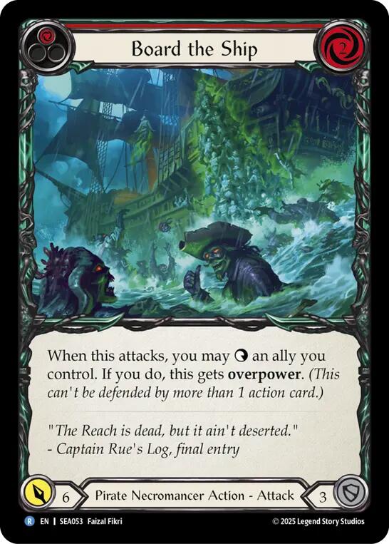 Board the Ship [SEA053] (High Seas)  Rainbow Foil-1