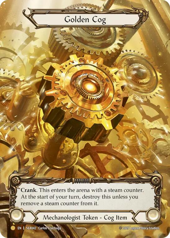 Golden Cog (Marvel) [SEA042] (High Seas)  Rainbow Foil-2