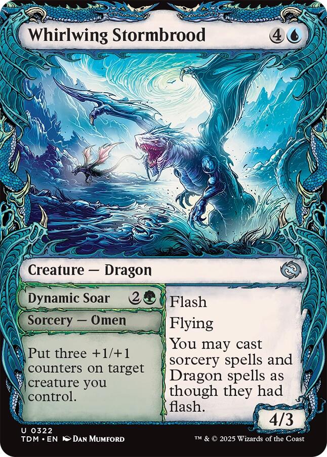 Whirlwing Stormbrood (Showcase) [Tarkir: Dragonstorm]-1