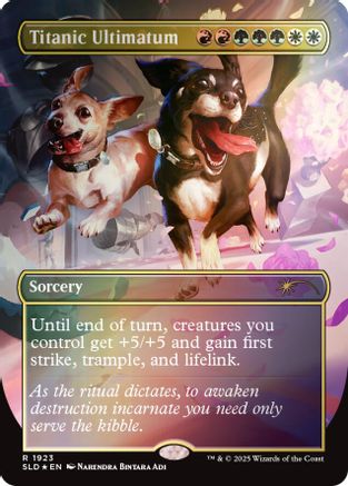 Titanic Ultimatum (1923) (Rainbow Foil) [Secret Lair Drop Series]-1