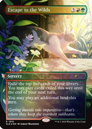 Escape to the Wilds (1916) (Rainbow Foil) [Secret Lair Drop Series]-1