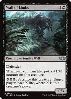 Wall of Limbs [Tarkir: Dragonstorm Commander]-1